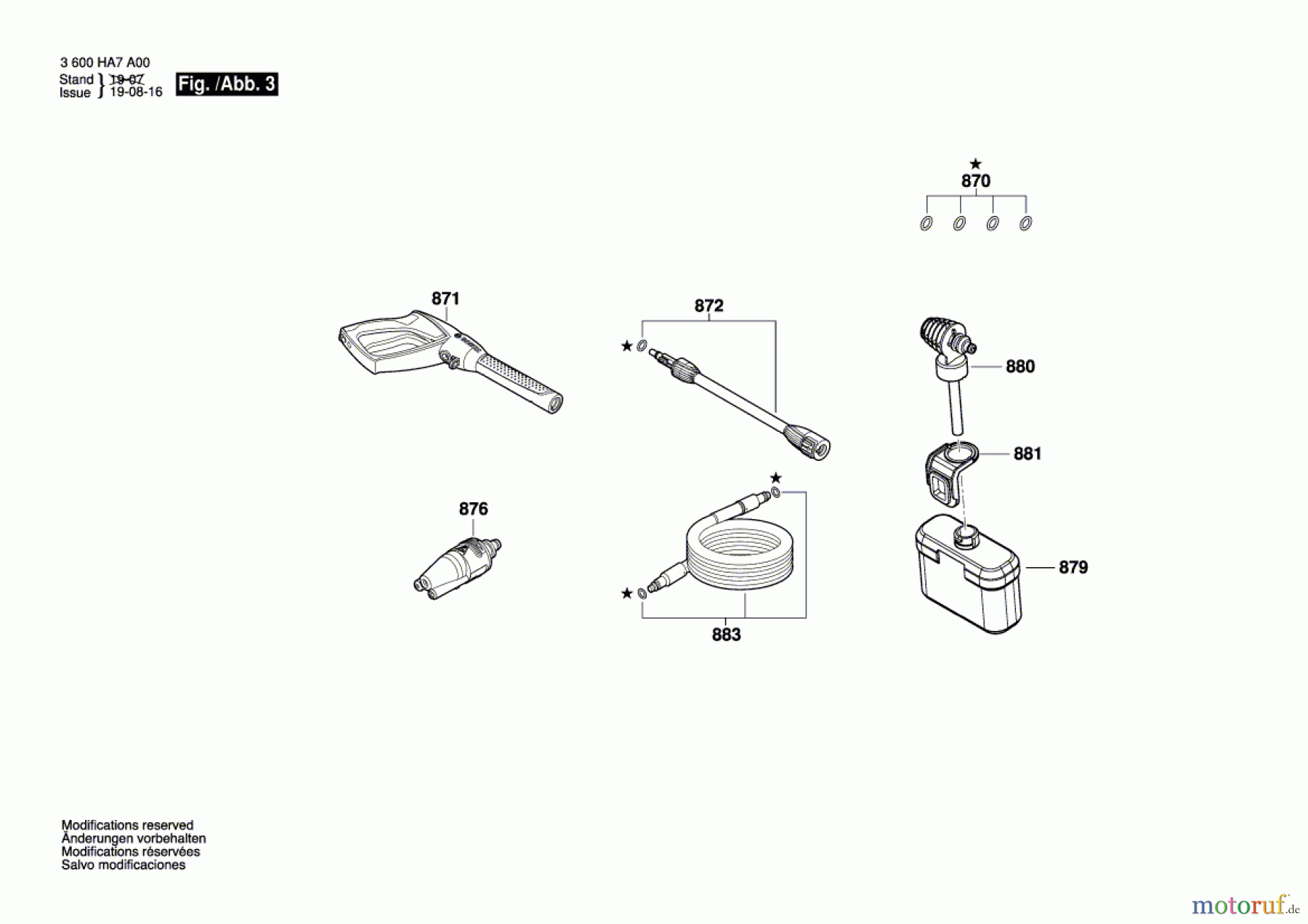 Bosch Wassertechnik Hochdruckreiniger UniversalAquatak 125 Seite 3