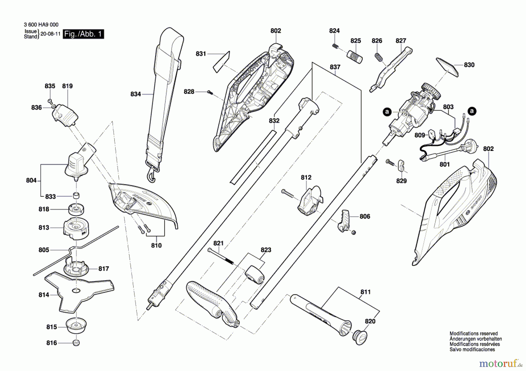 Bosch Gartengeräte Motorsense AFS 23-37 Seite 1