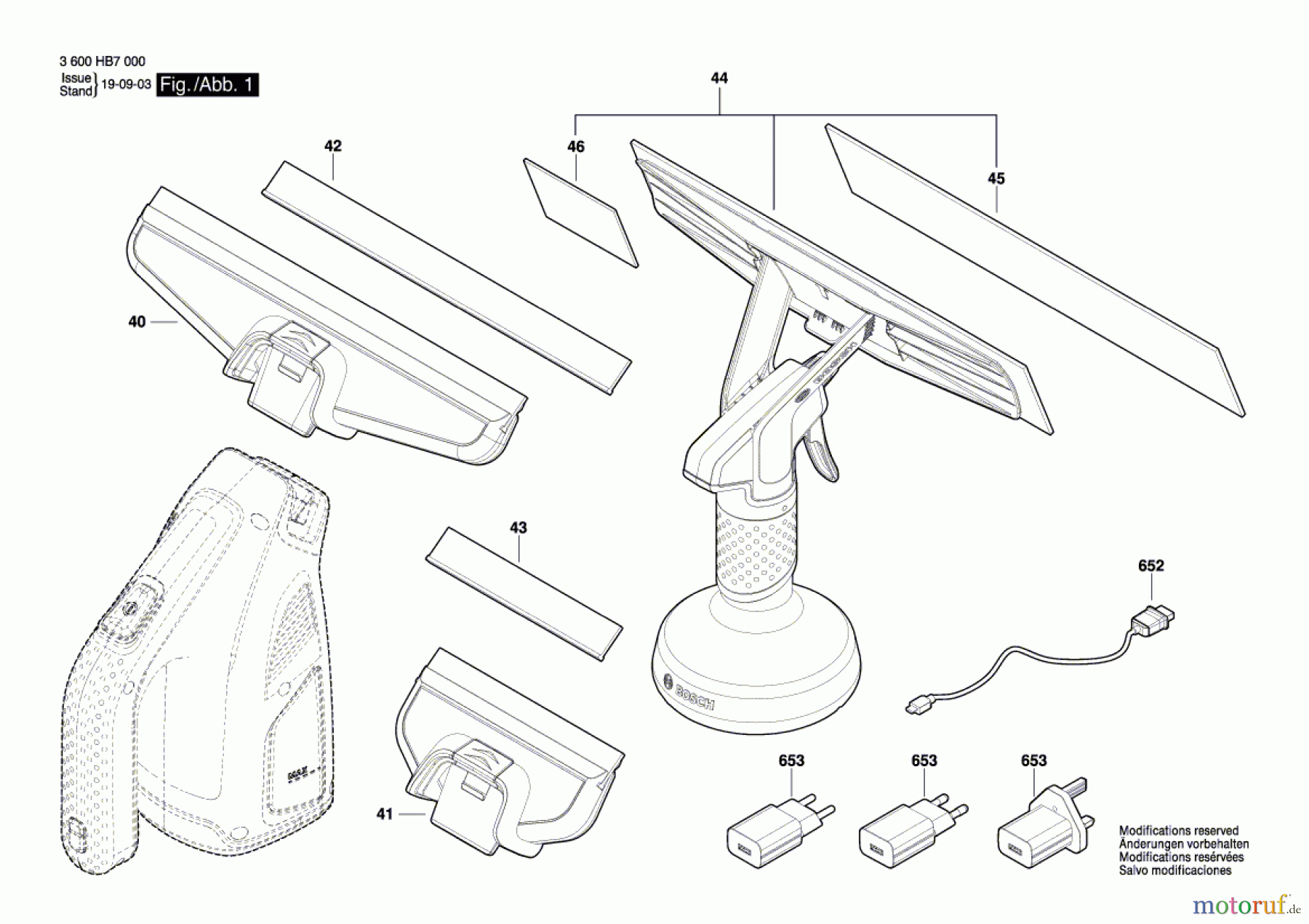  Bosch Werkzeug Fensterreiniger GlassVac Seite 1