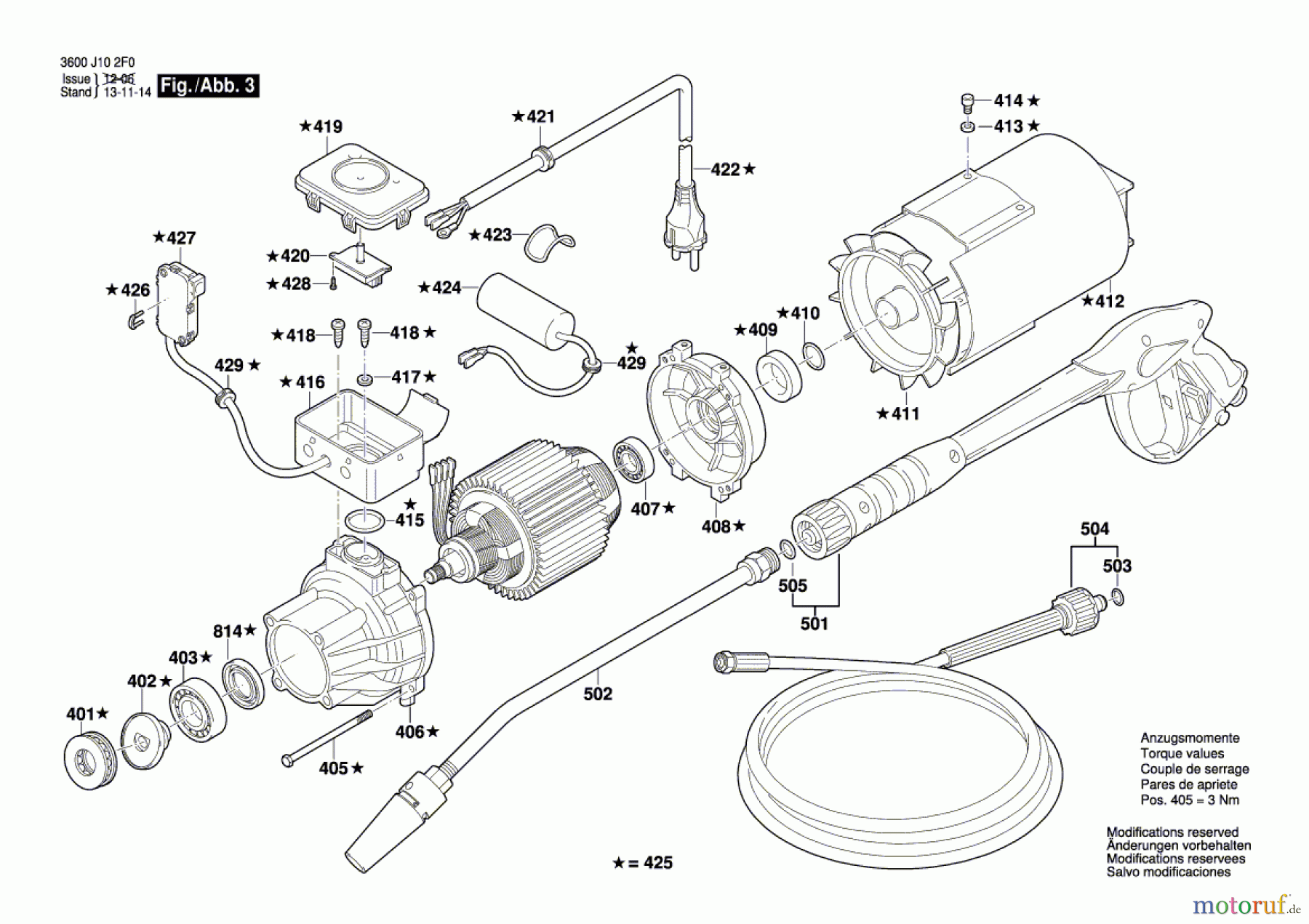  Bosch Wassertechnik Hochdruckreiniger GHP 6-14 Seite 3