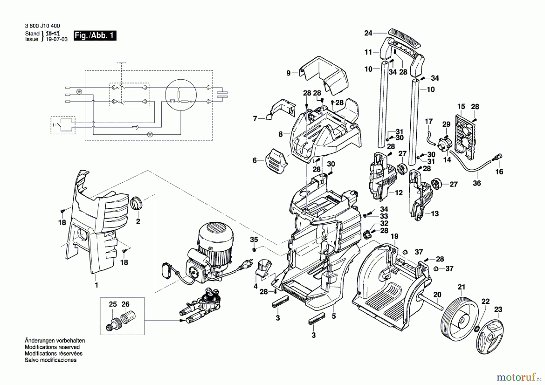  Bosch Wassertechnik Hochdruckreiniger GHP 5-55 Seite 1