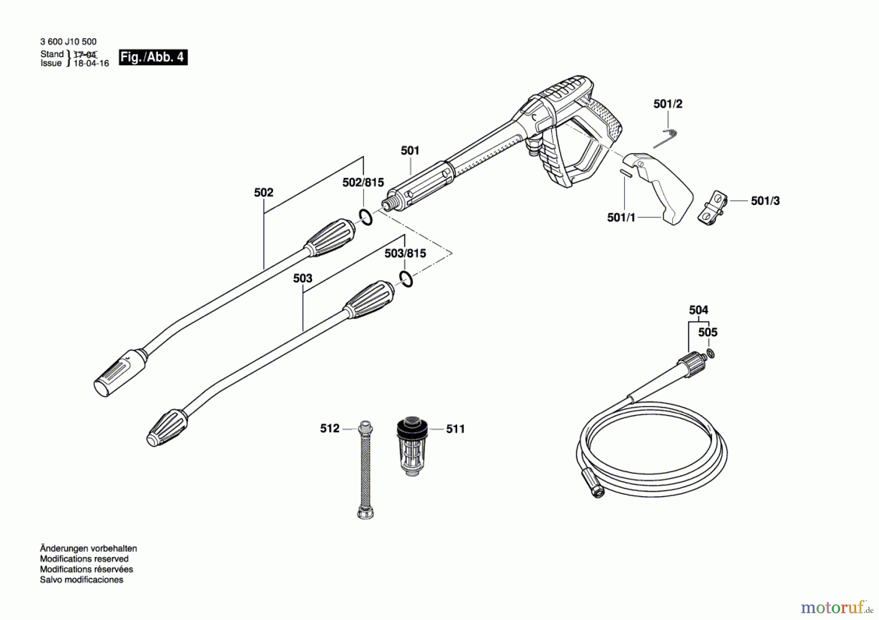 Bosch Wassertechnik Hochdruckreiniger GHP 5-65 Seite 4