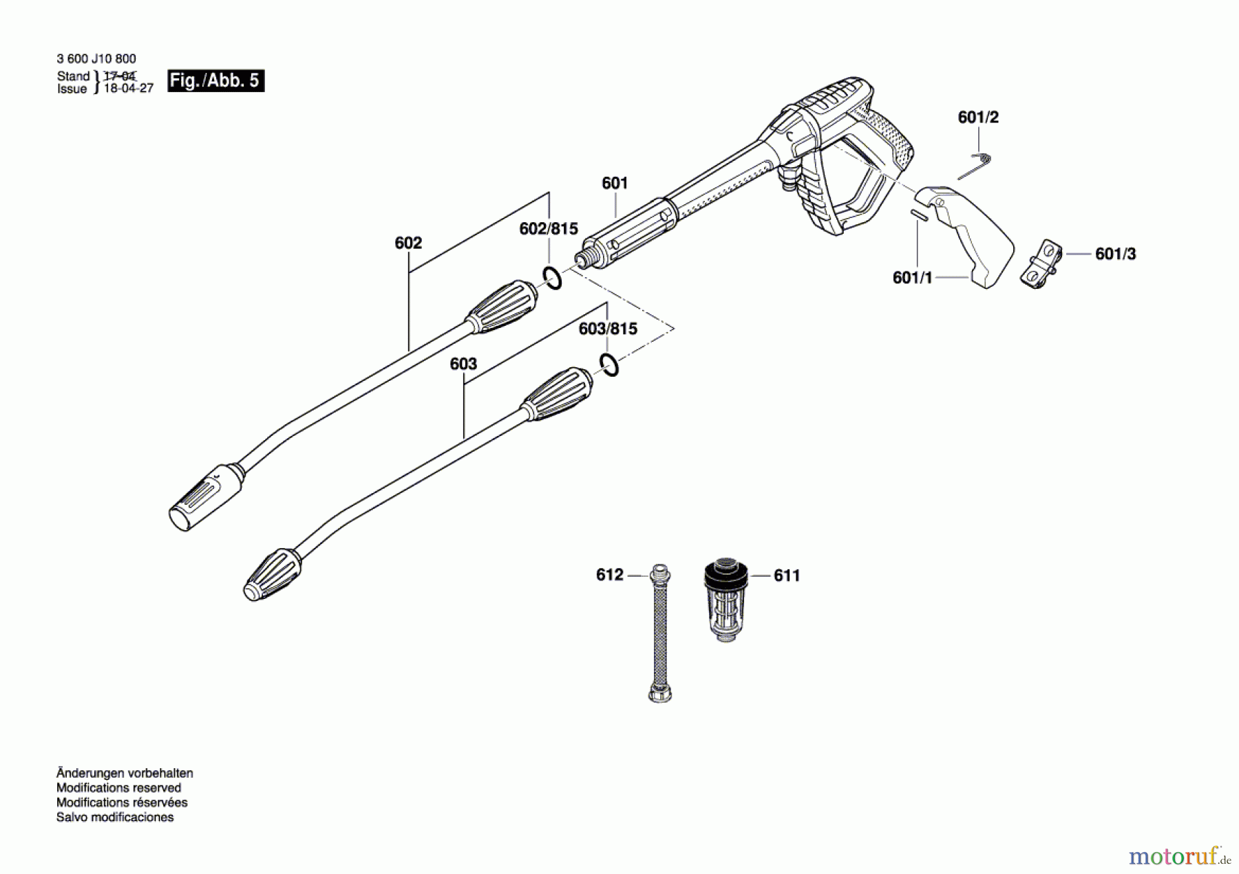  Bosch Wassertechnik Hochdruckreiniger GHP 5-75 X Seite 5