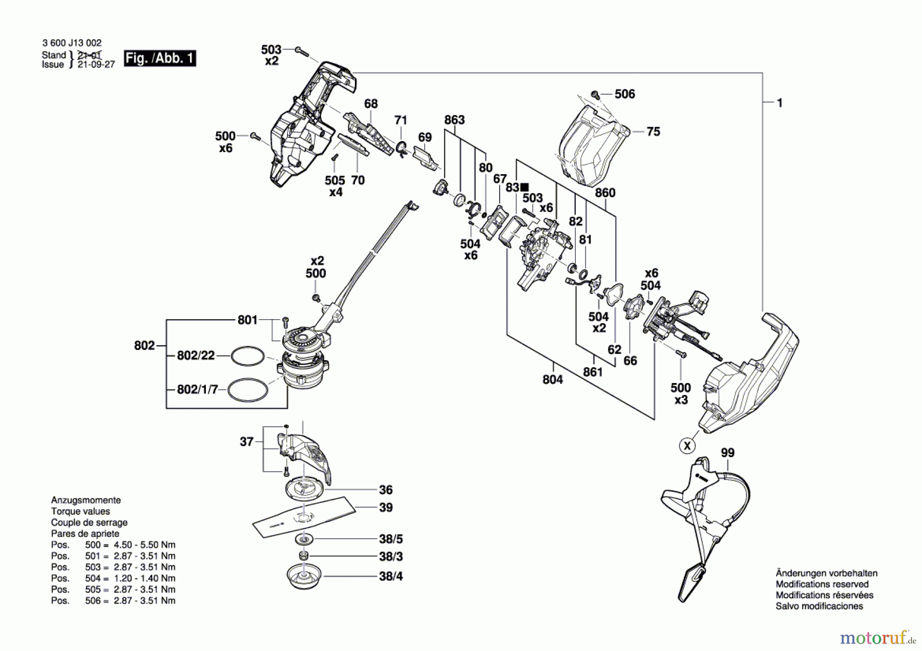  Bosch Gartengeräte Motorsense BC25-PRO Seite 1