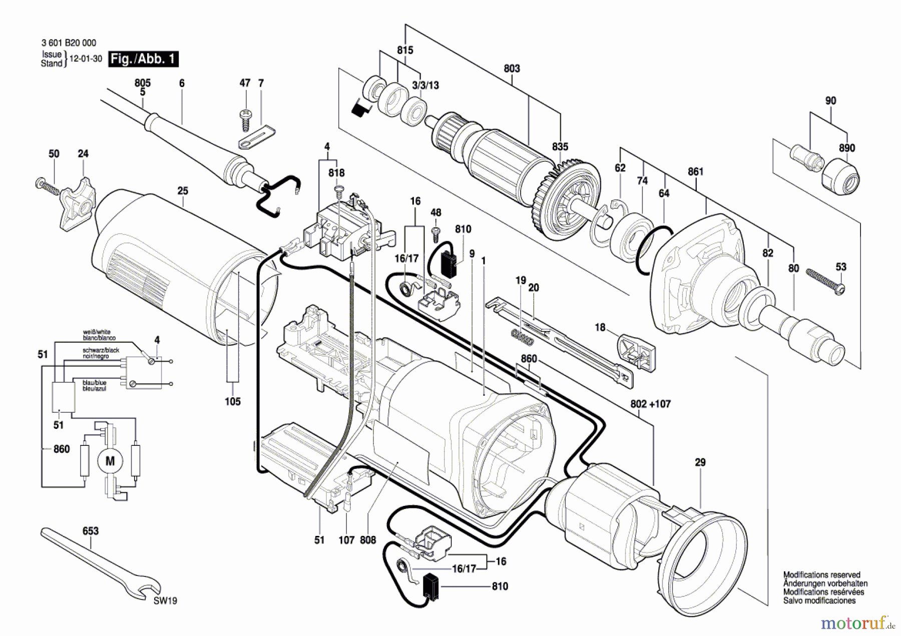 Bosch Werkzeug Hf-Geradschleifer GERADSCHLEIFER GGS 28 C Seite 1