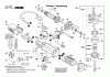 Bosch Winkelschleifer GWS 7-115 E Ersatzteile Seite 1