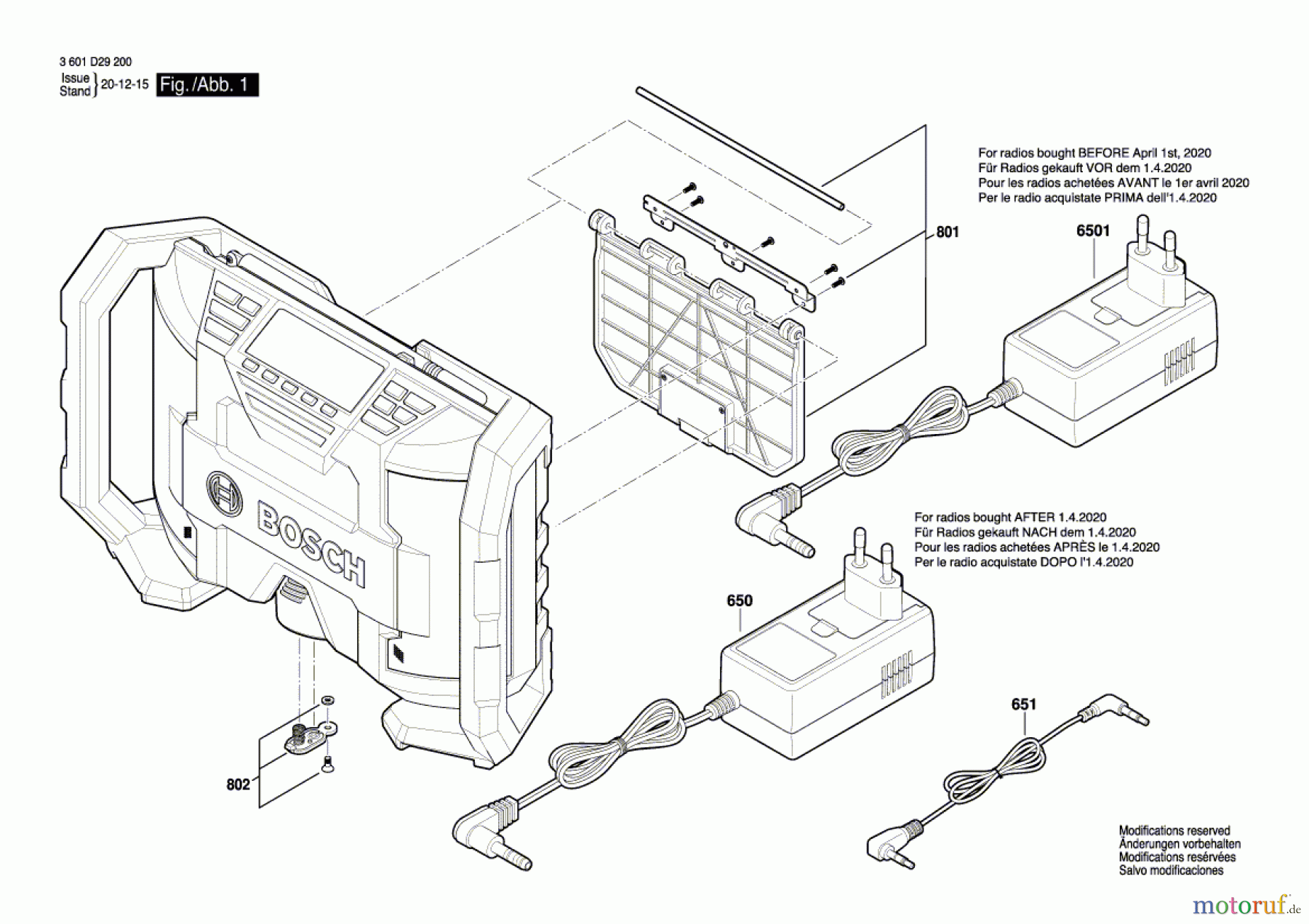 Bosch Werkzeug Power-Radiobox GPB 12V-10 Seite 1