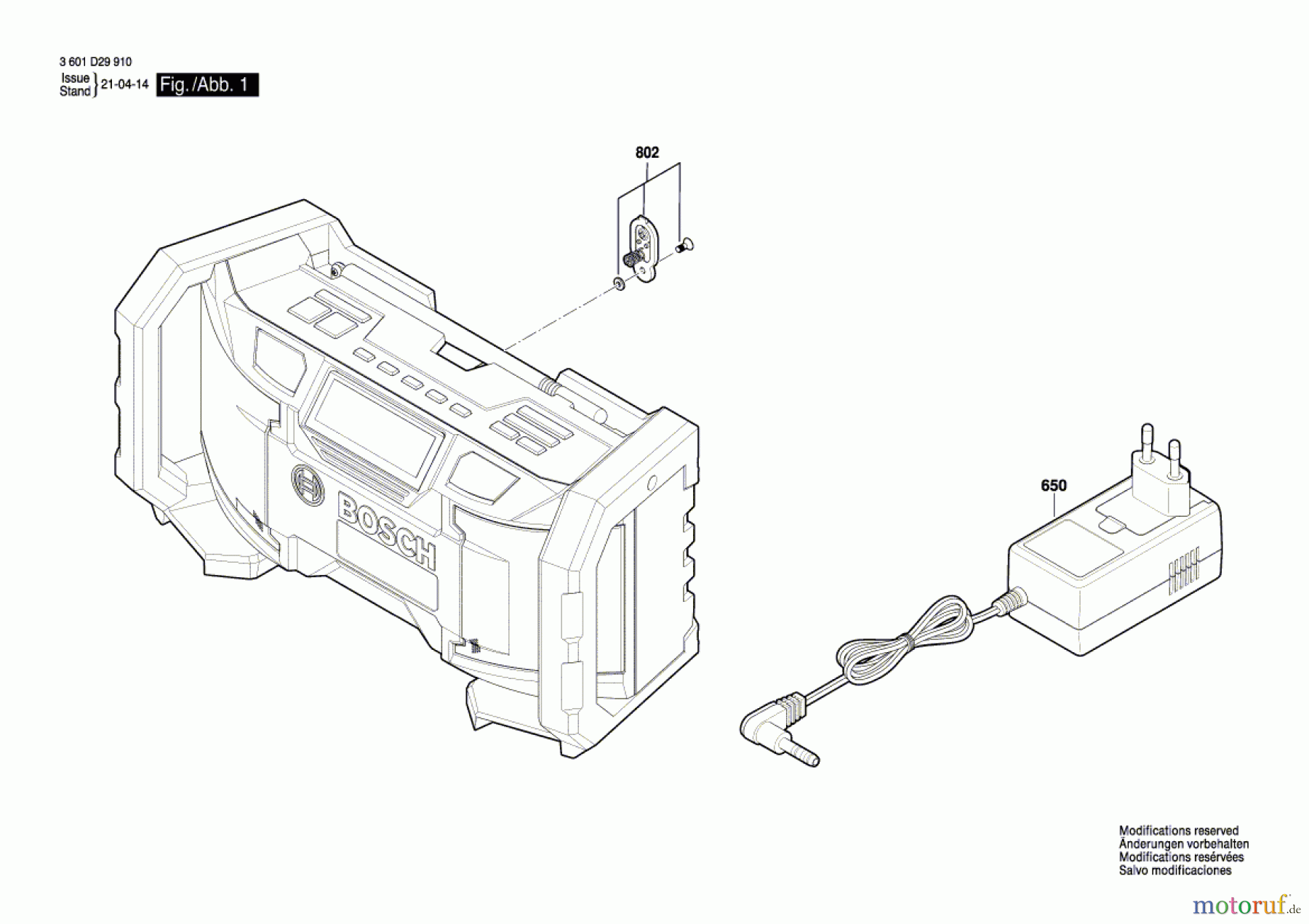 Bosch Werkzeug Power-Radiobox GML SoundBoxx Seite 1