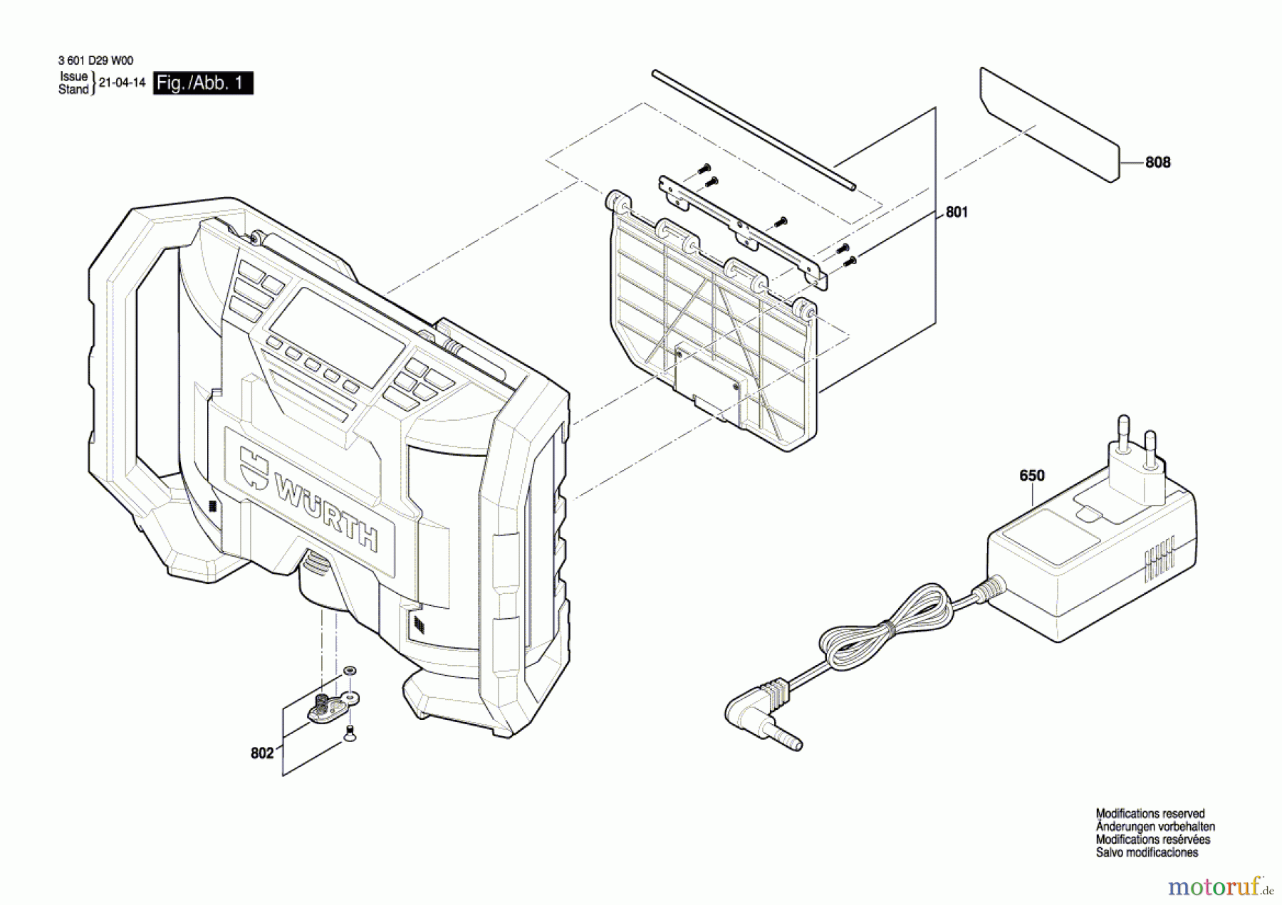 Bosch Werkzeug Radio RA 12-A /GML Seite 1