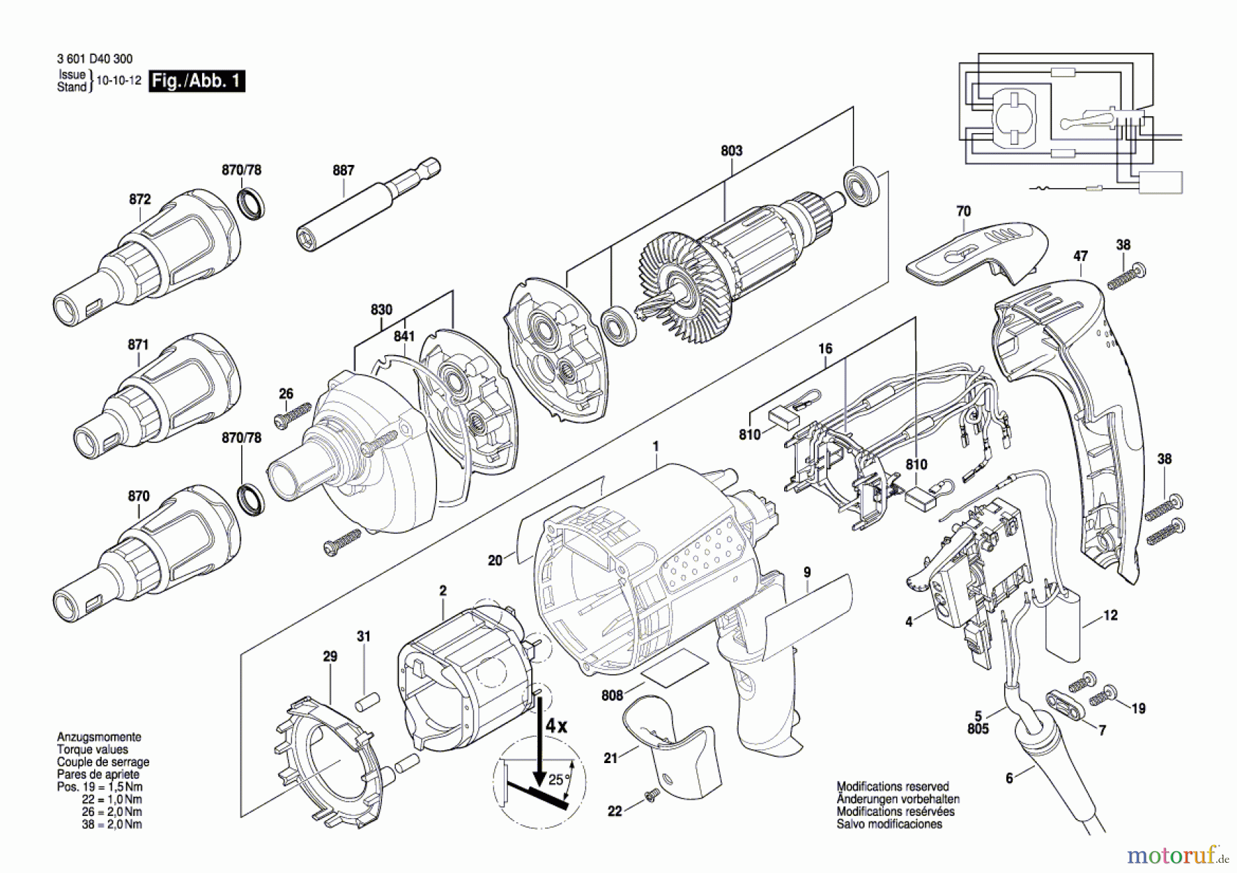 Bosch Werkzeug Bohrschrauber BERNER BSD-S-1 Seite 1