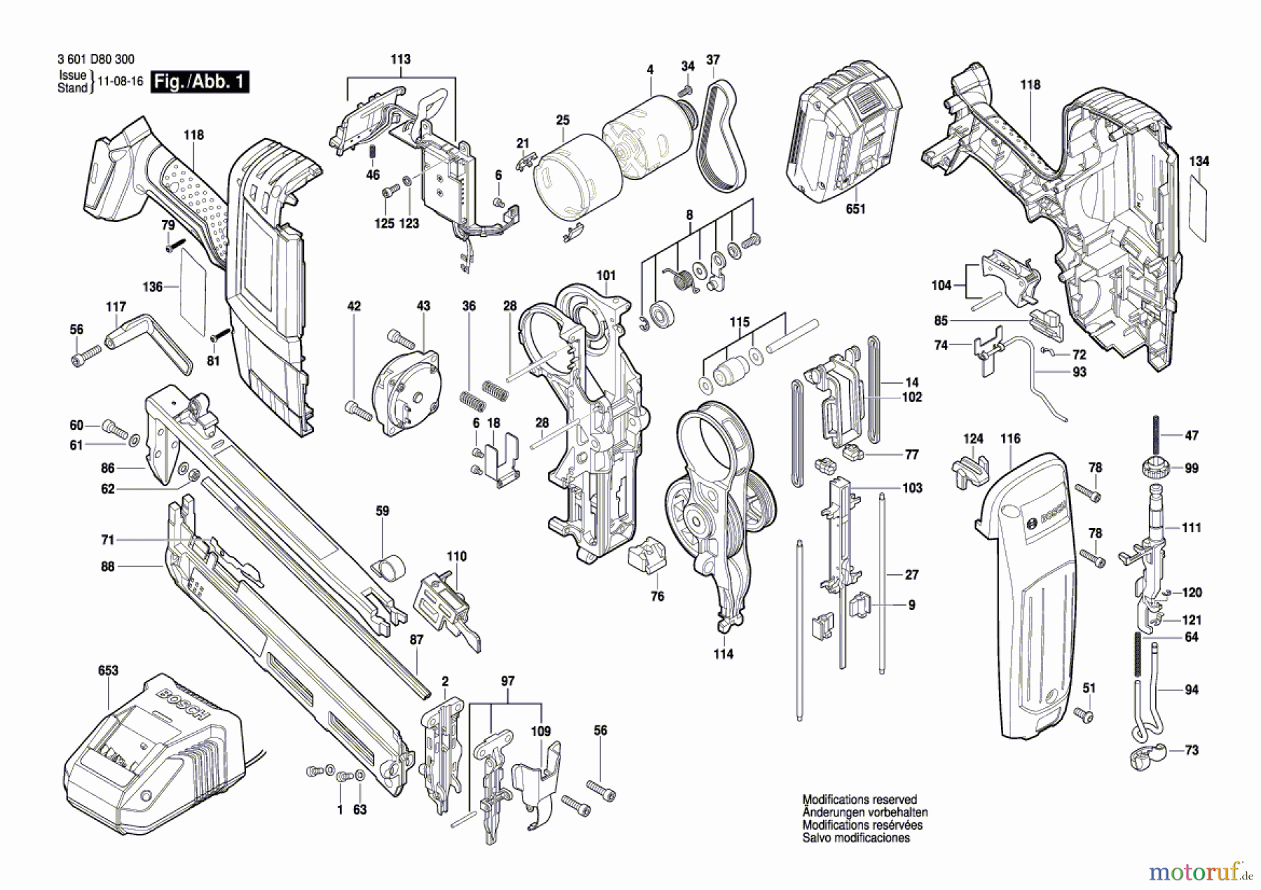 Bosch Werkzeug Nagler GSK 18 V-LI Seite 1