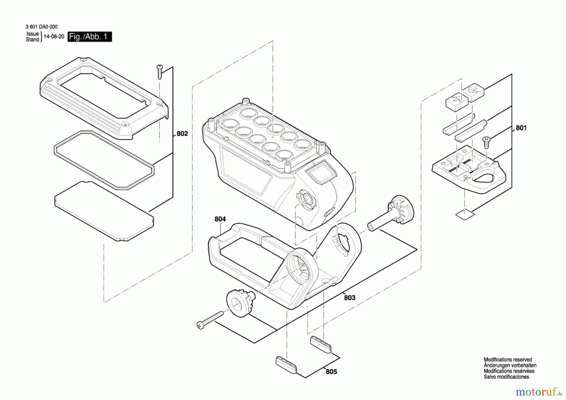 Bosch Akku Werkzeug Akku-Lampe GLI 10,8V Seite 1