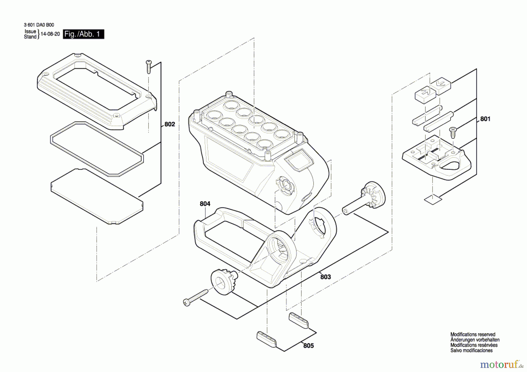 Bosch Akku Werkzeug Akku-Lampe A-AL 10,8 V Seite 1
