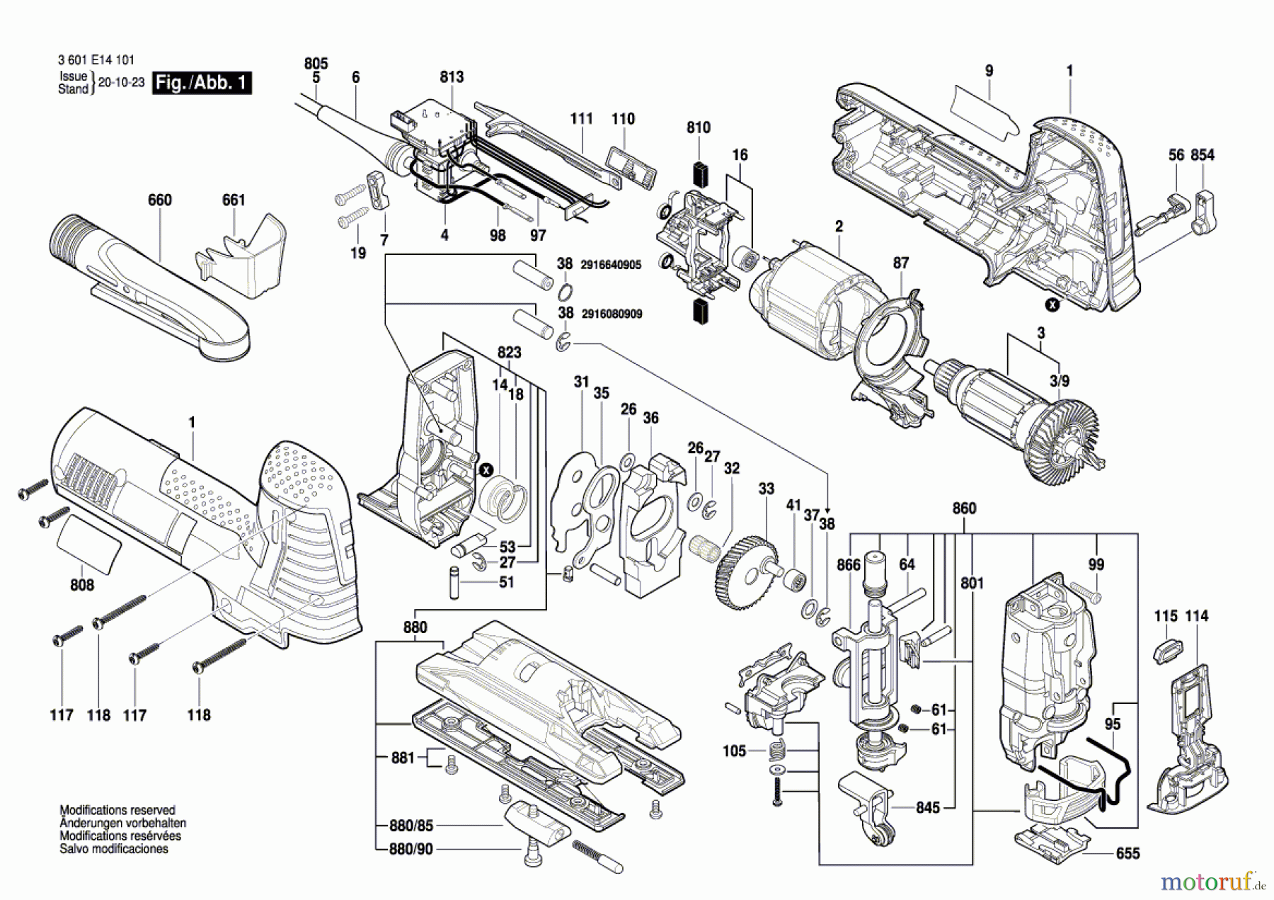 Bosch Werkzeug Pendelstichsäge GST 1400 CE Seite 1