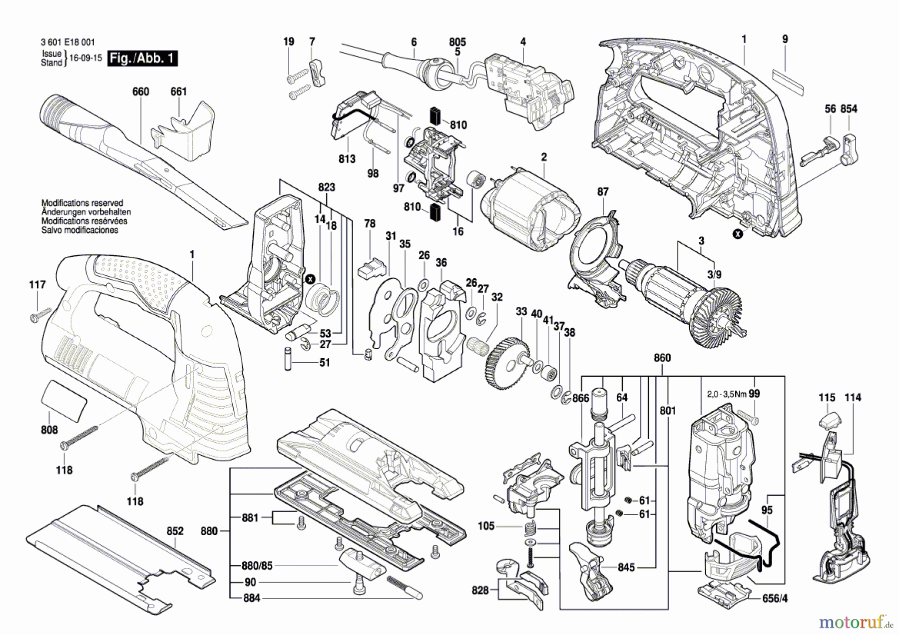 Bosch Werkzeug Pendelstichsäge GST 160 BCE Seite 1