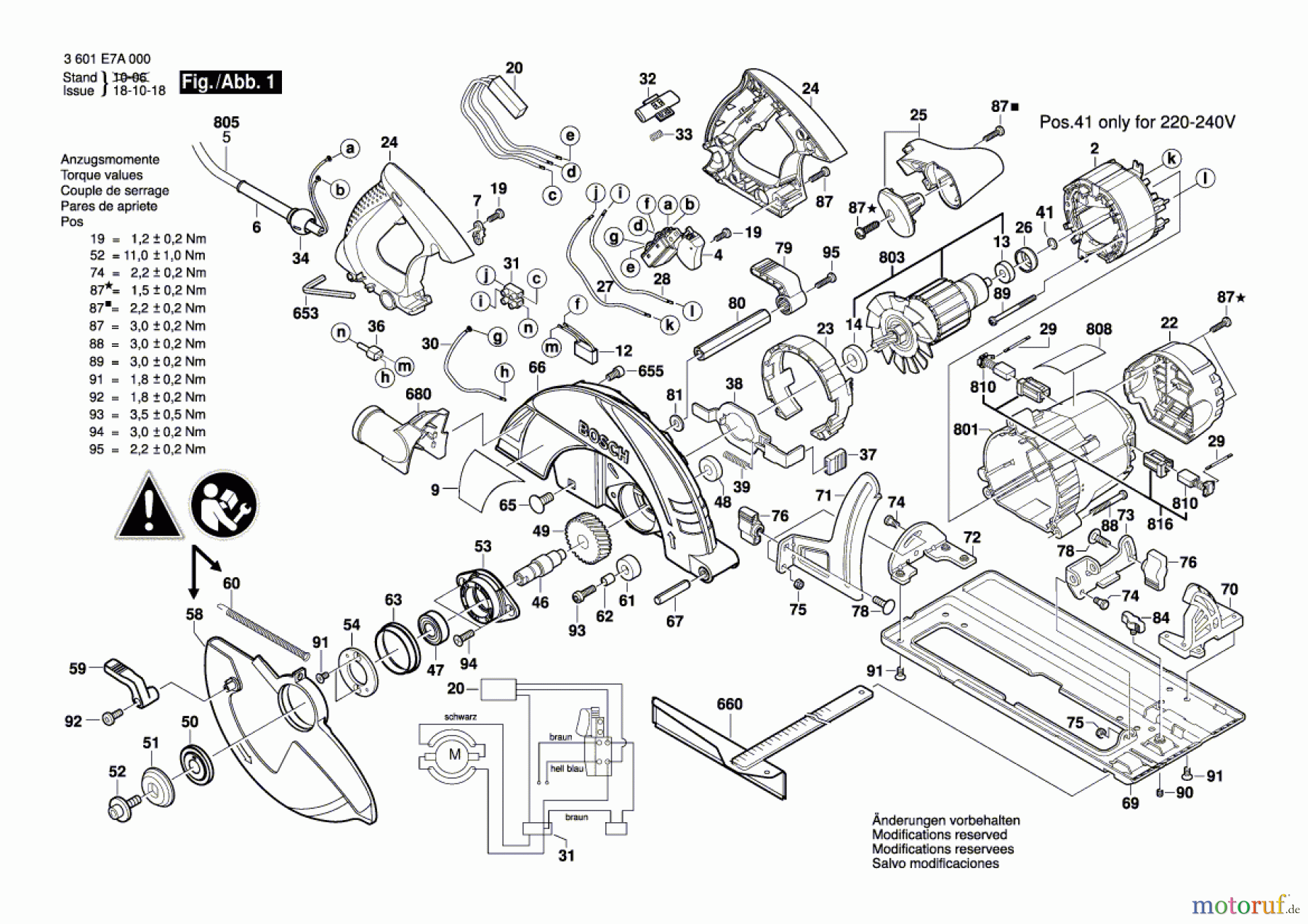 Bosch Werkzeug Handkreissäge GKS 85 Seite 1