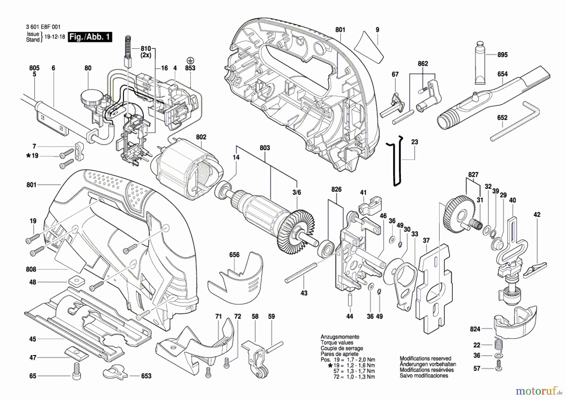 Bosch Werkzeug Stichsäge GST 90 BE Seite 1