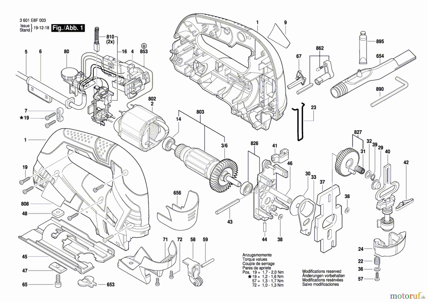  Bosch Werkzeug Stichsäge GST 90 BE Seite 1