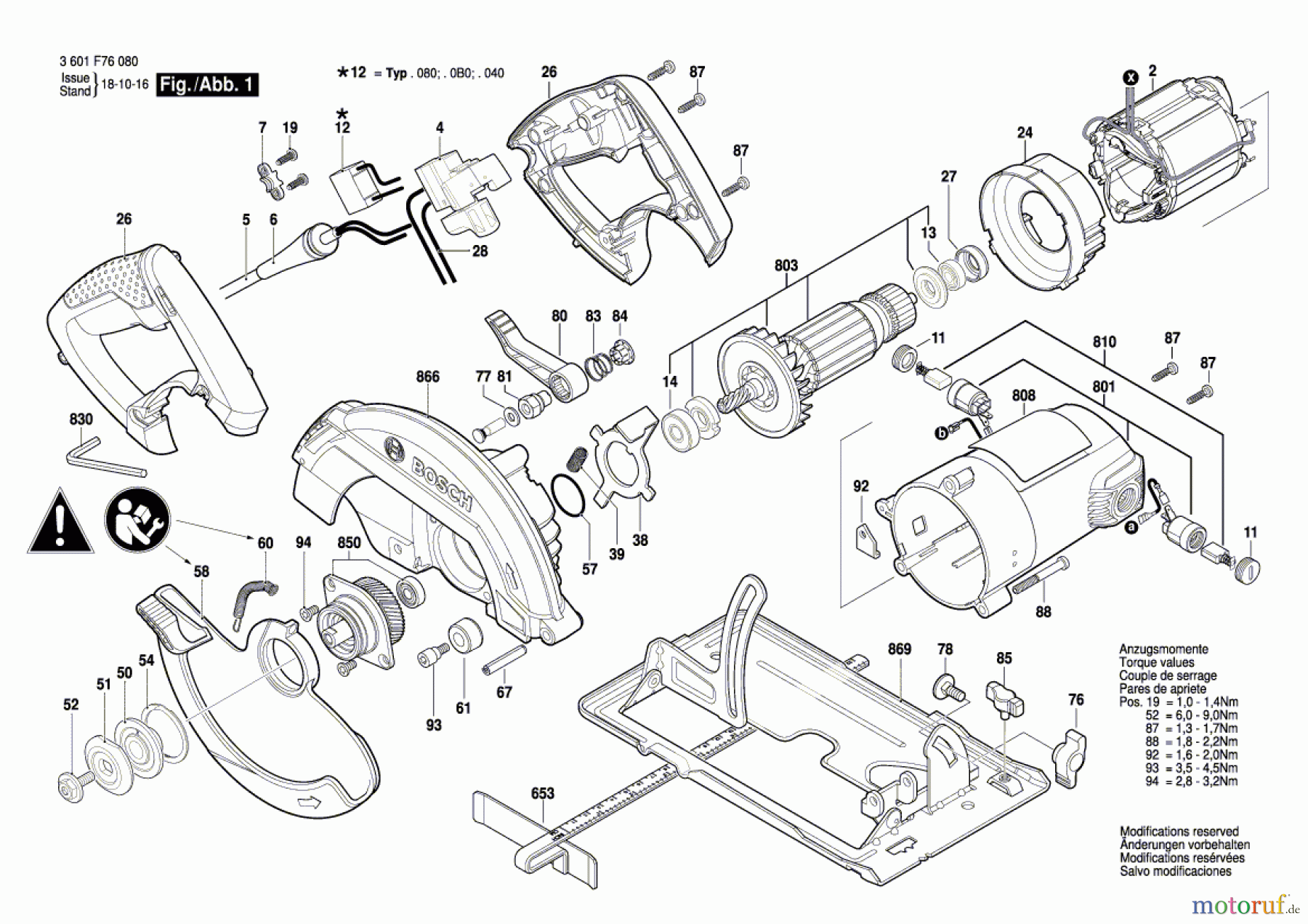 Bosch Werkzeug Handkreissäge GKS 7000 Seite 1