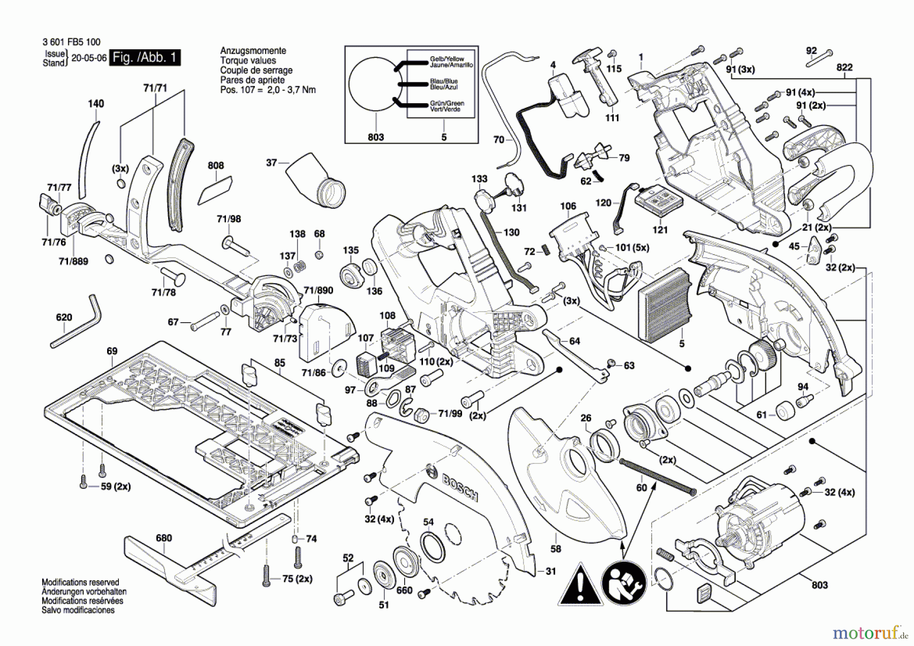 Bosch Akku Werkzeug Akku-Kreissäge GKS 18V-68 GC Seite 1