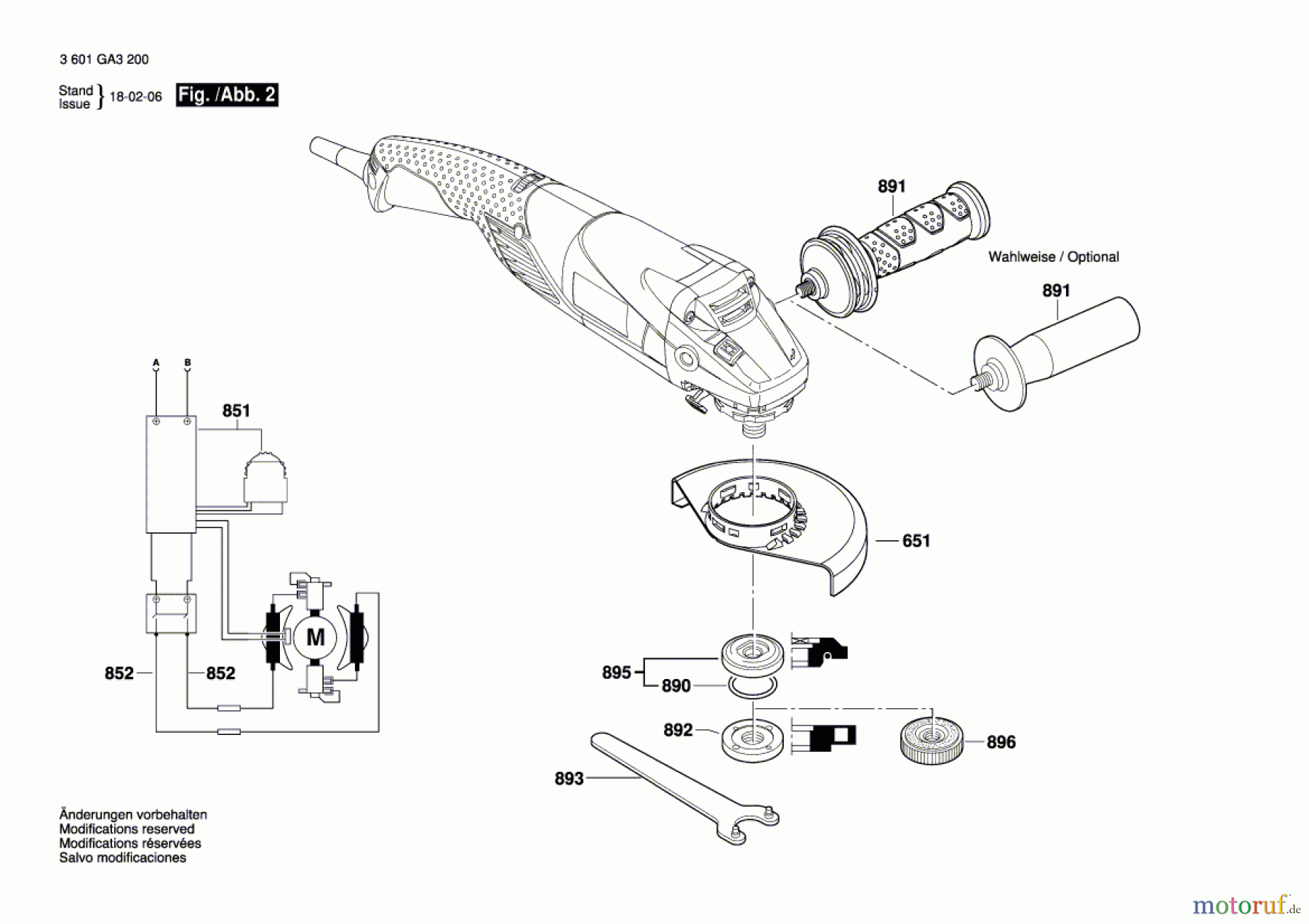  Bosch Werkzeug Winkelschleifer GWS 18-125 SPL Seite 2