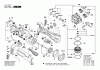 Bosch Akku-Winkelschleifer GWX 18V-10 PSC Ersatzteile Seite 1