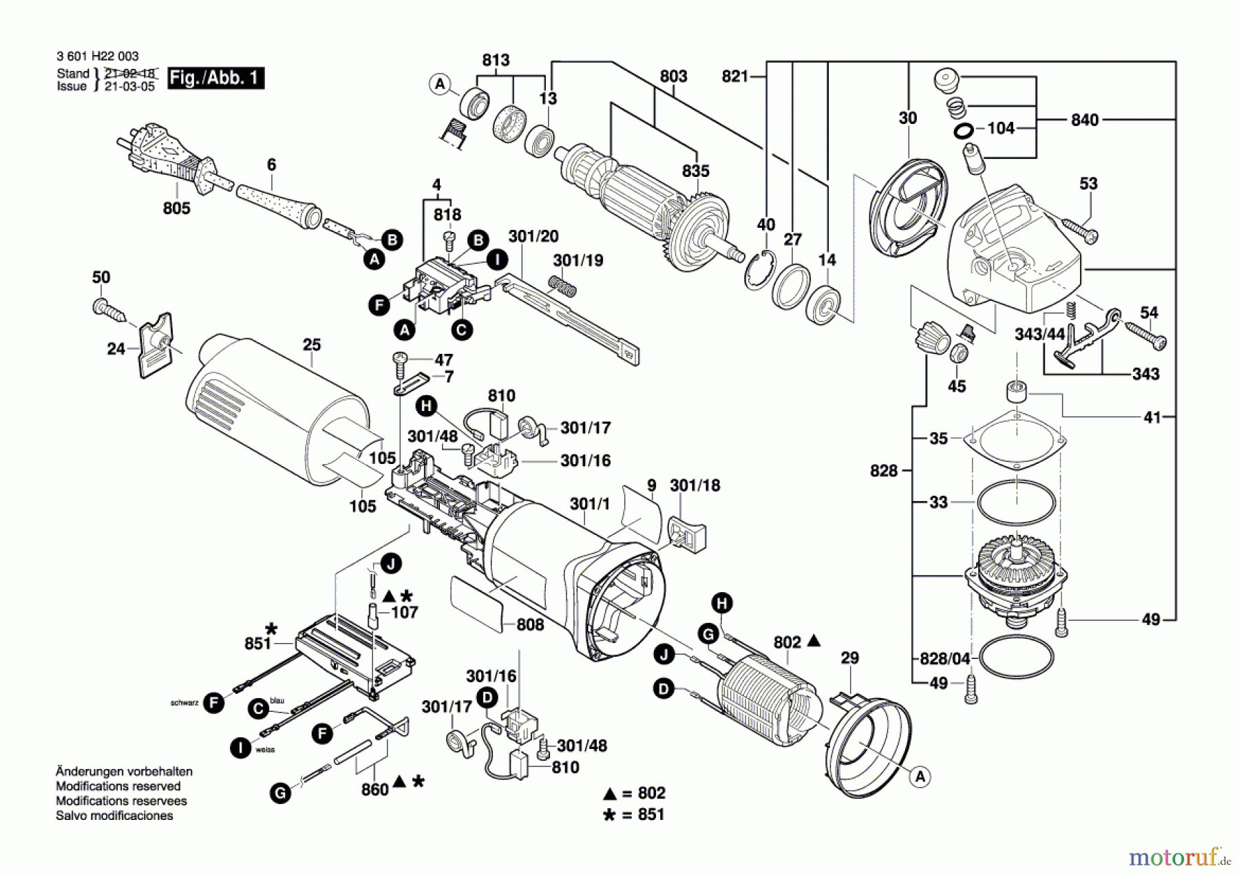 Bosch Werkzeug Winkelschleifer GWS 1100 Seite 1