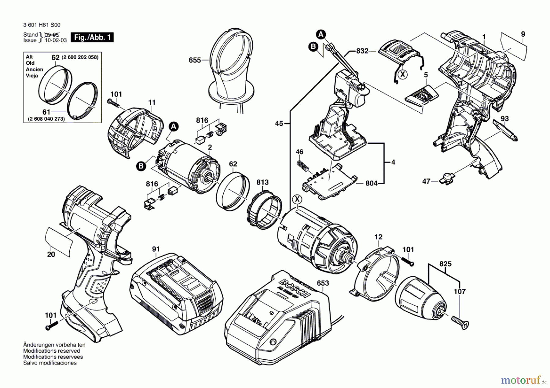 Bosch Akku Werkzeug Akku-Bohrschrauber GSR 18 VE-2LI Seite 1