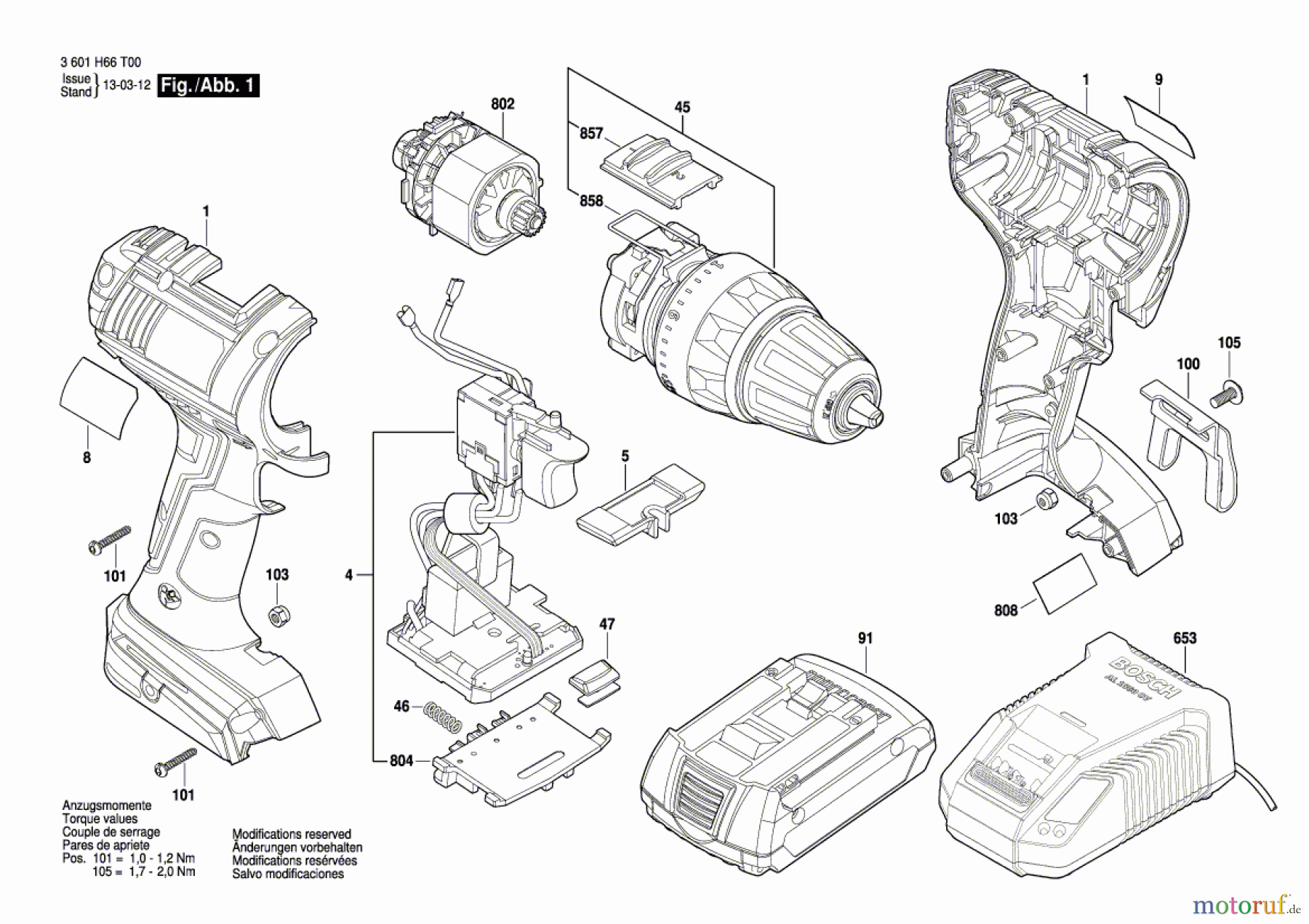 Bosch Akku Werkzeug Akku-Schrauber SDI 186 Seite 1