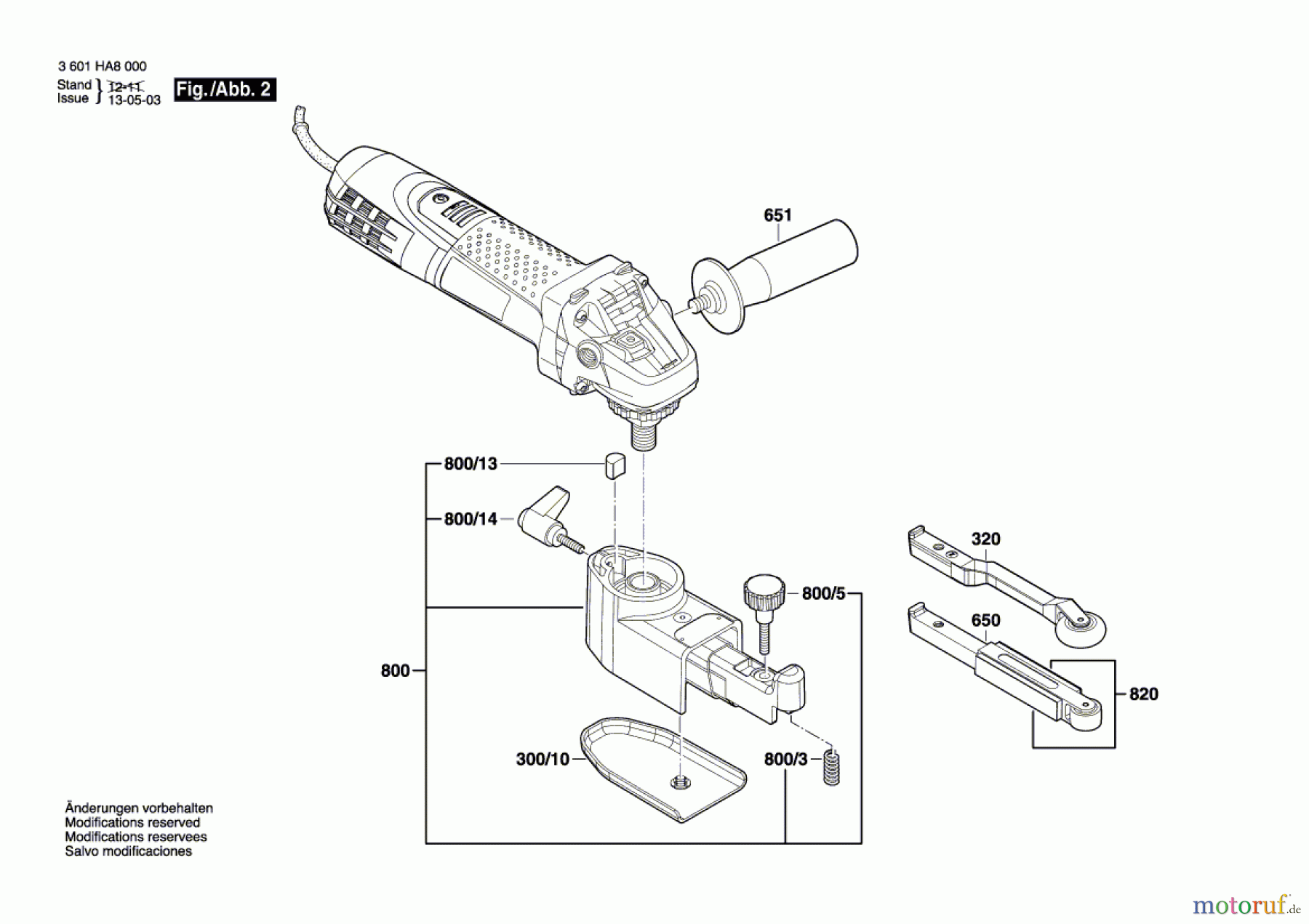 Bosch Werkzeug Elektrofeile GEF 7 E Seite 2