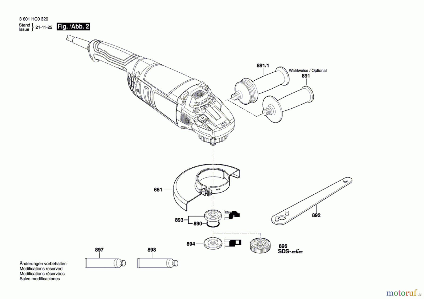 Bosch Werkzeug Winkelschleifer GWS 2200 Seite 2