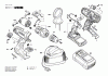 Bosch Akku-Schlagbohrmaschine A-SBS 36 V-LI Ersatzteile Seite 1