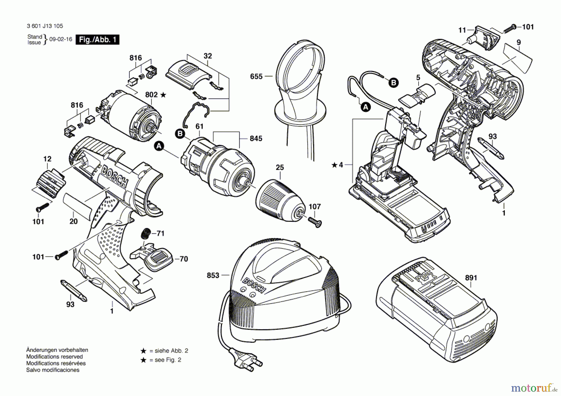 Bosch Akku Werkzeug Akku-Schlagbohrmaschine BACHDD-36 V-LI Seite 1