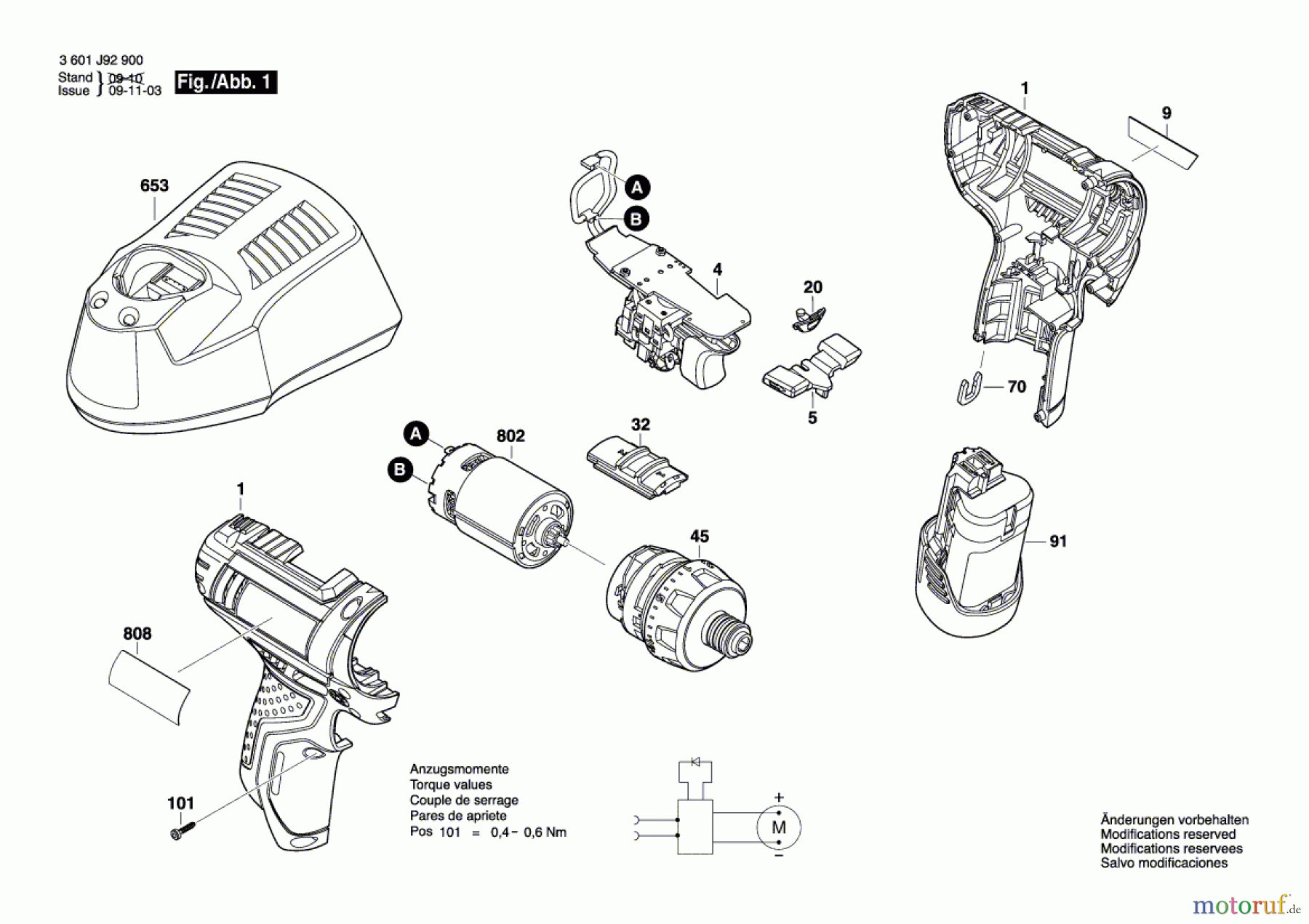 Bosch Akku Werkzeug Gw-Akku-Schrauber GSR 10,8 V-LI Seite 1