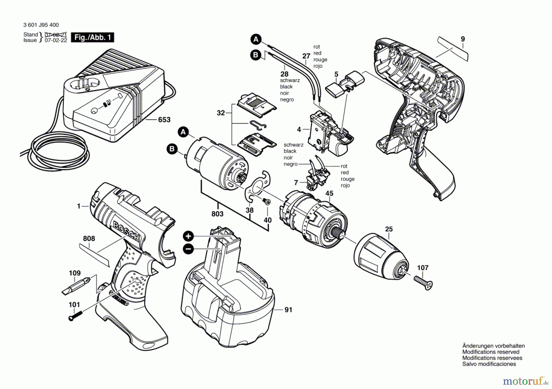 Bosch Akku Werkzeug Akku-Bohrschrauber GSR 14,4 V Seite 1