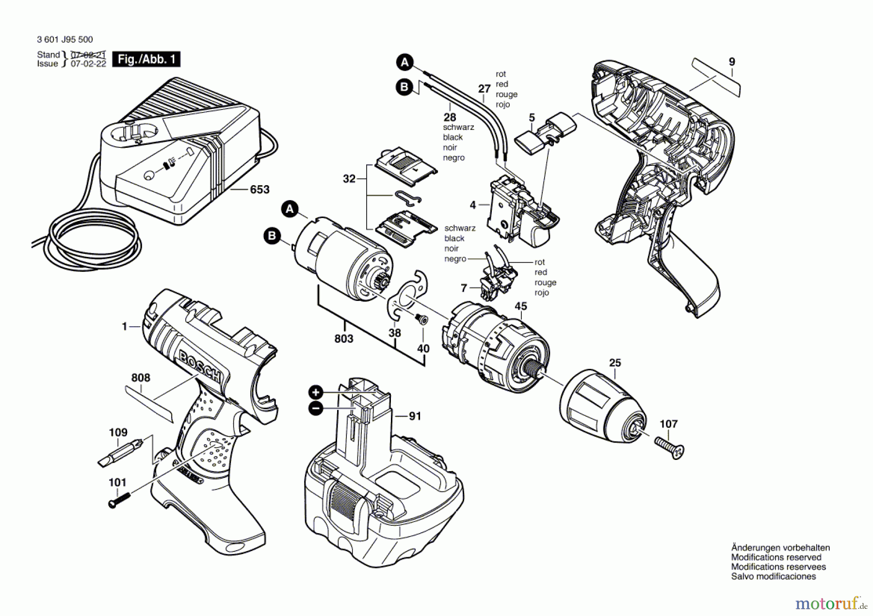 Bosch Akku Werkzeug Akku-Bohrschrauber GSR 12 V Seite 1