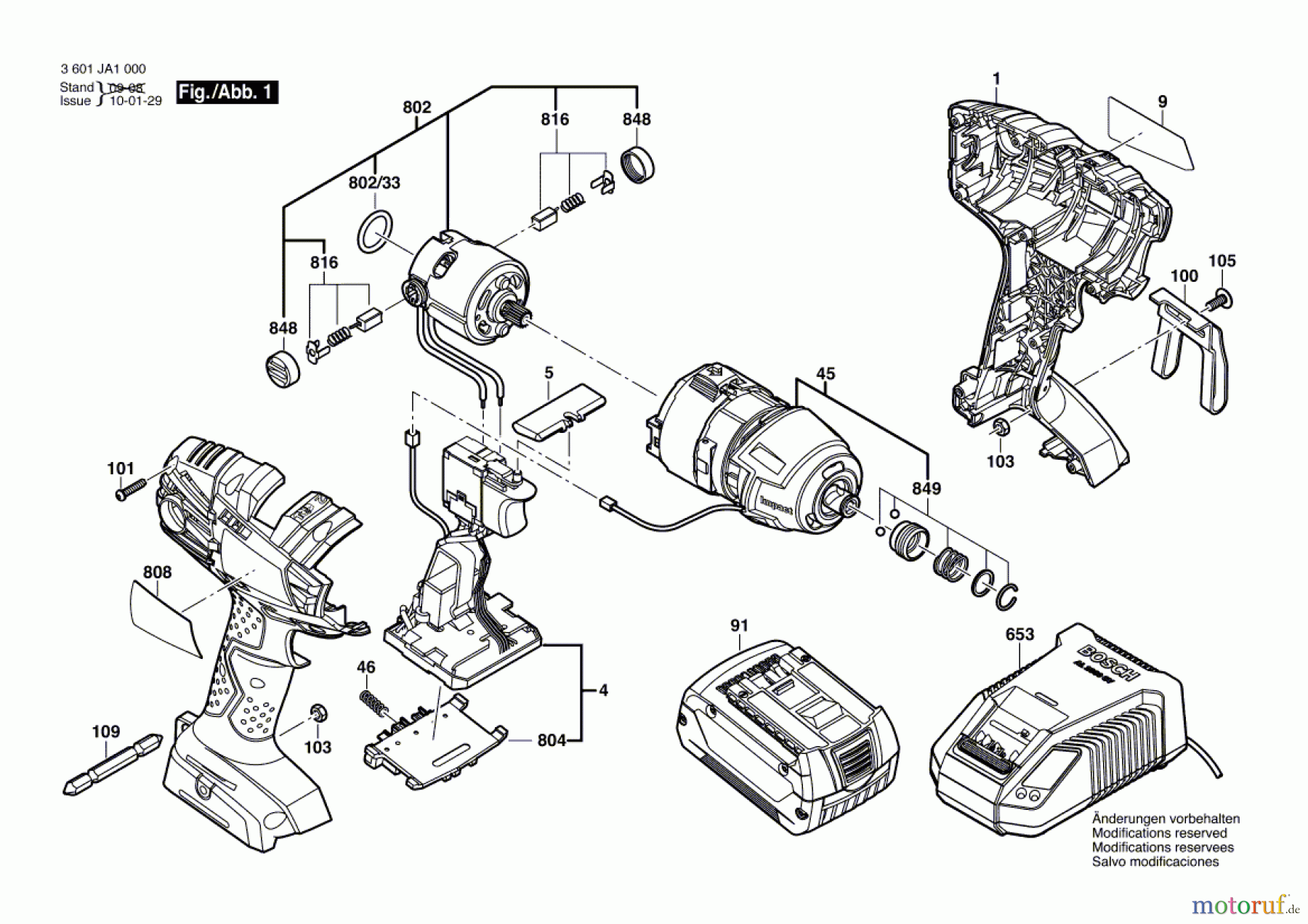 Bosch Werkzeug Schlagschrauber GDR 18 V-LI MF Seite 1