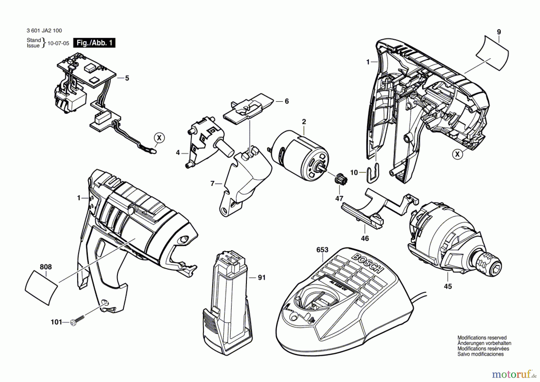 Bosch Akku Werkzeug Akku-Schrauber GSR Mx2Drive Seite 1