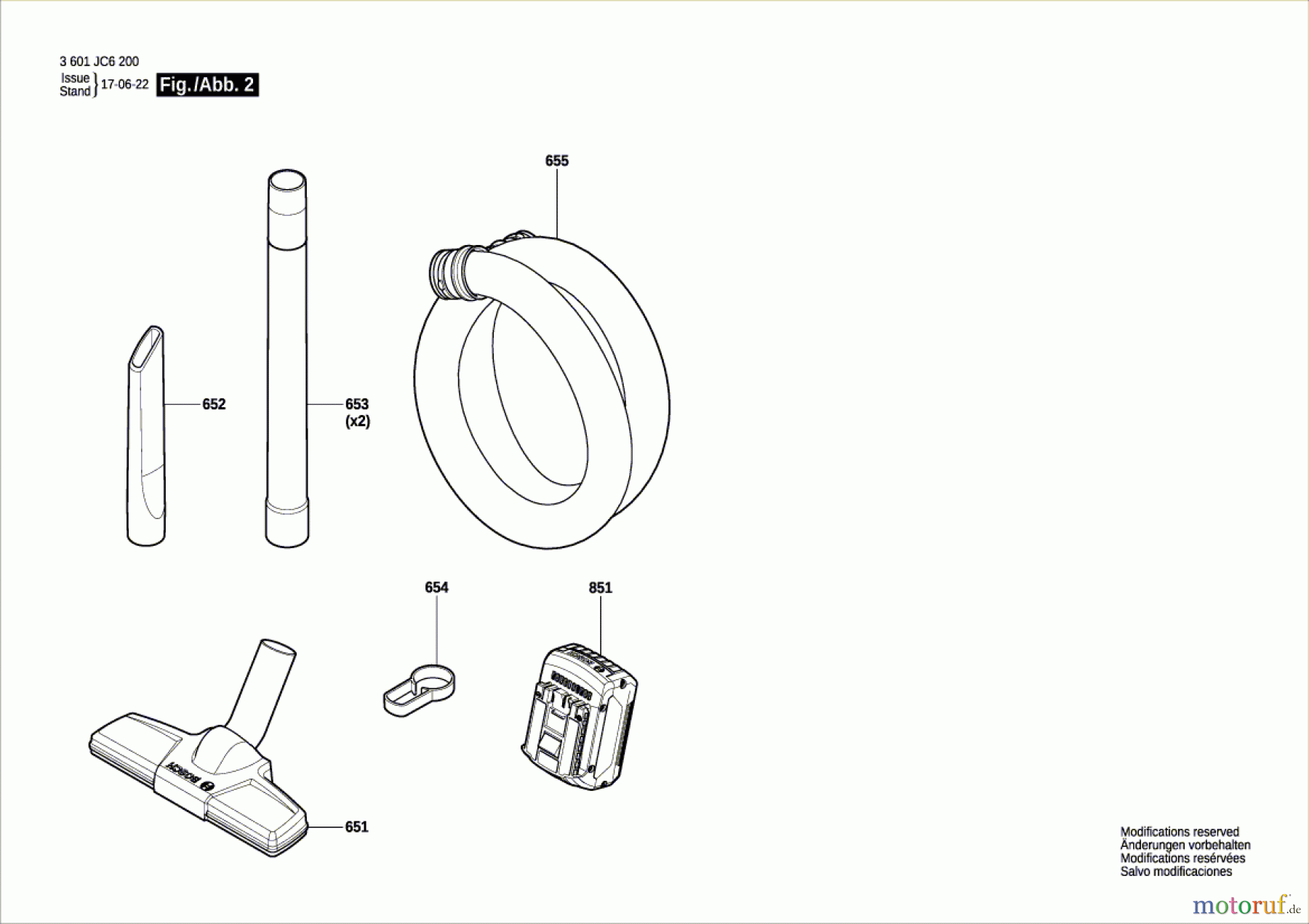  Bosch Akku Werkzeug Akku-Sauger GAS 18V-1 Seite 2