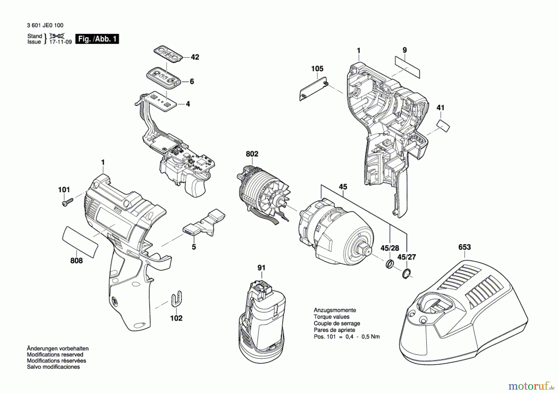 Bosch Werkzeug Schlagschrauber GDS 10,8 V-EC Seite 1