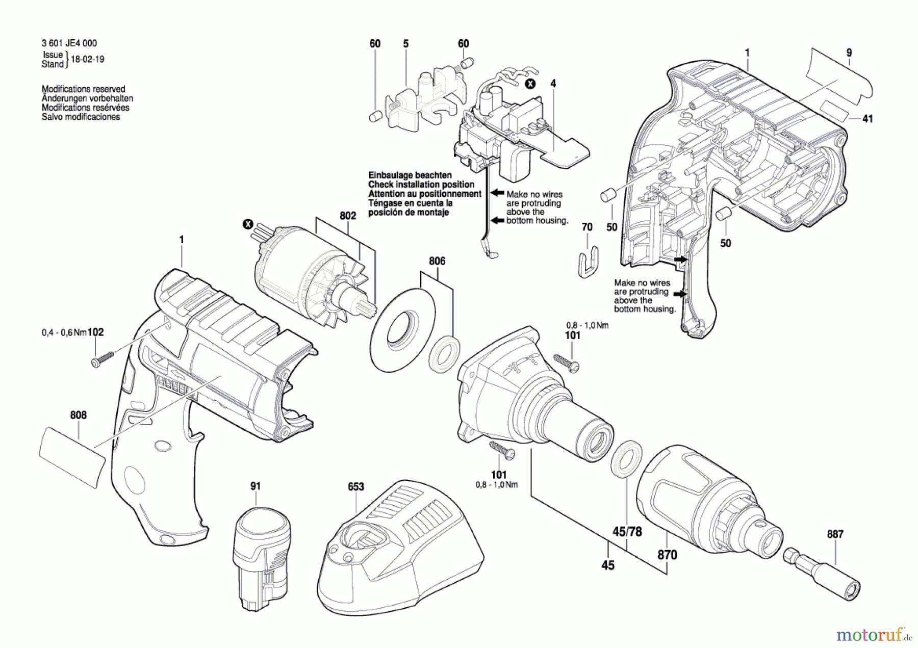 Bosch Akku Werkzeug Akku-Schrauber GSR 10,8 V-EC TE Seite 1