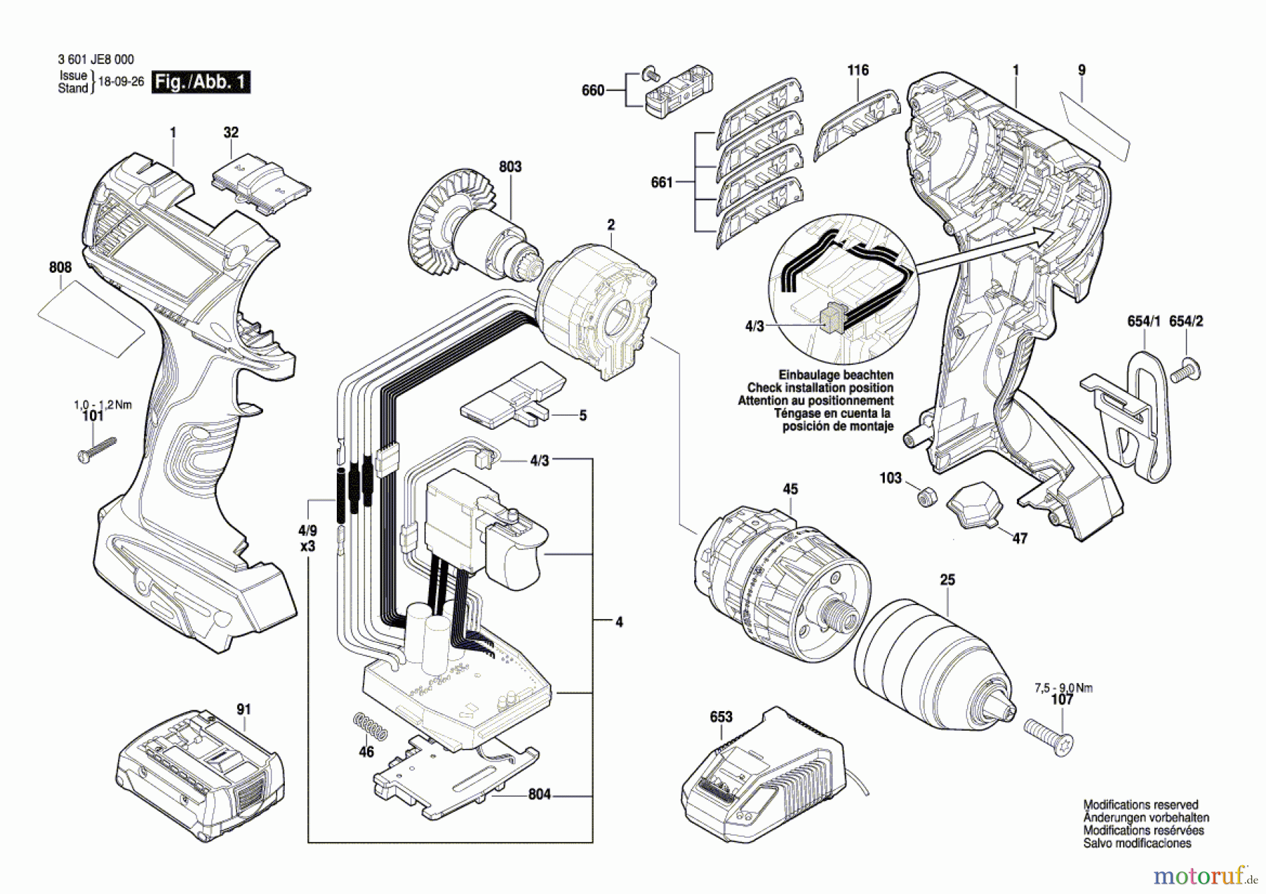 Bosch Akku Werkzeug Akku-Bohrschrauber GSR 14,4 V-EC Seite 1