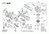 Bosch Akku-Winkelschleifer GWS 18V-45PSC Ersatzteile Seite 1