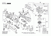 Bosch Akku-Winkelschleifer GWS 18V-10 PSC Ersatzteile Seite 1