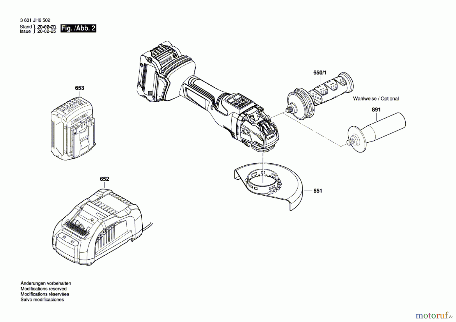  Bosch Akku Werkzeug Akku-Winkelschleifer GWX 18V-15 SC Seite 2