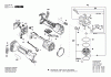 Bosch Akku-Winkelschleifer CCG18-125-15 AS Ersatzteile Seite 1