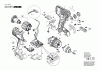 Bosch Akku-Bohrschrauber GSR 18V-150 C Ersatzteile Seite 1