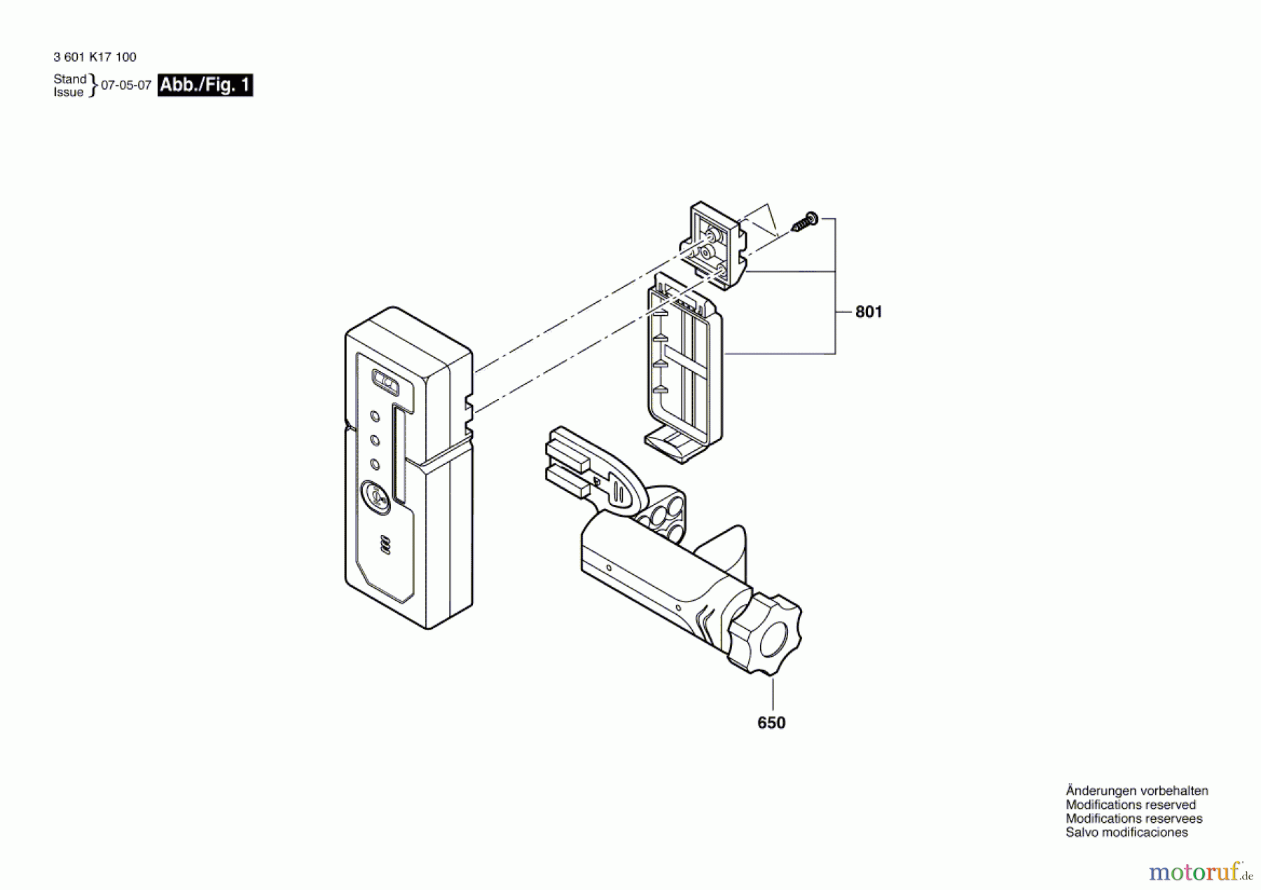 Bosch Werkzeug Lichtempfänger ---- Seite 1