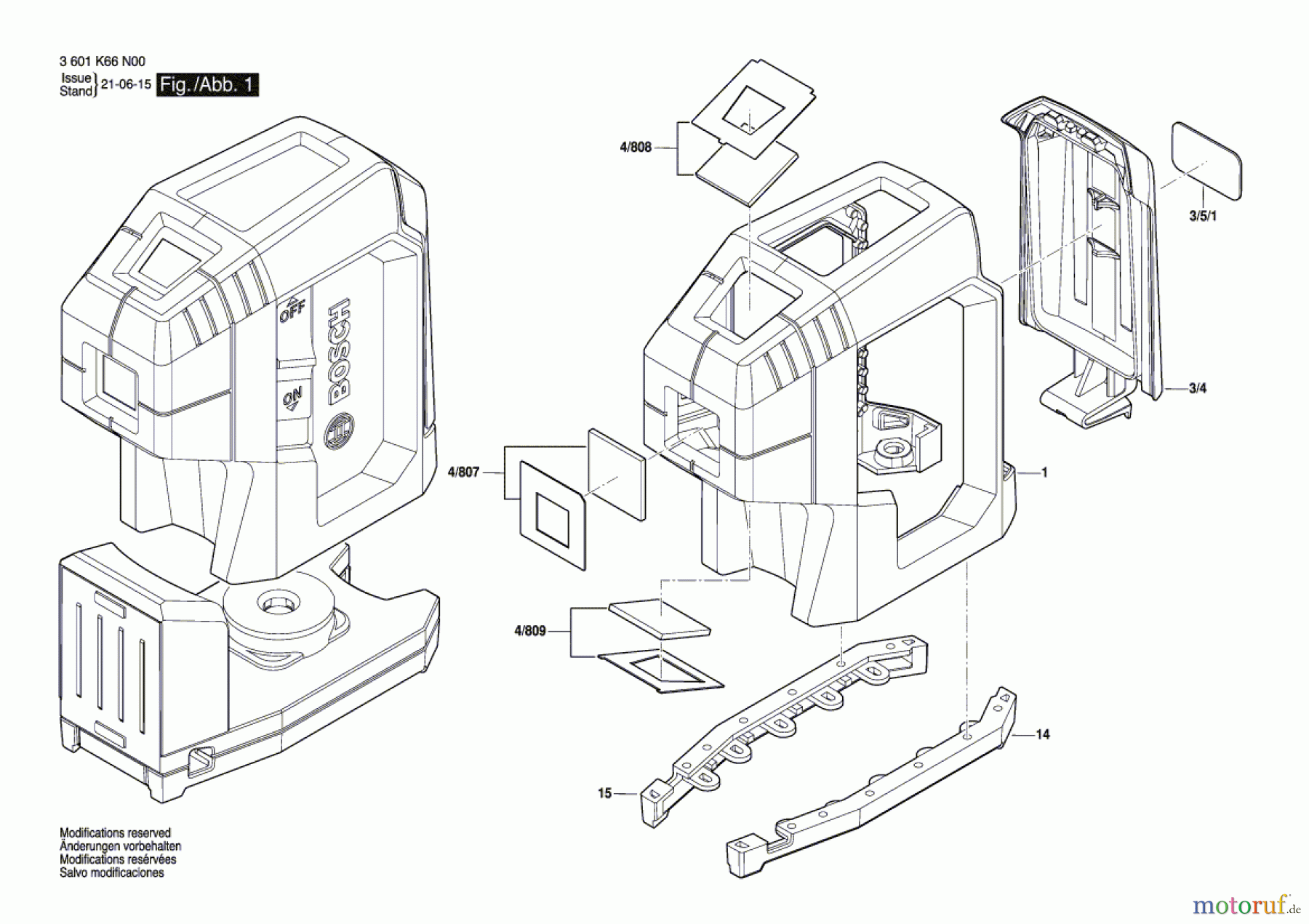 Bosch Werkzeug Baulaser GPL 3 G Seite 1