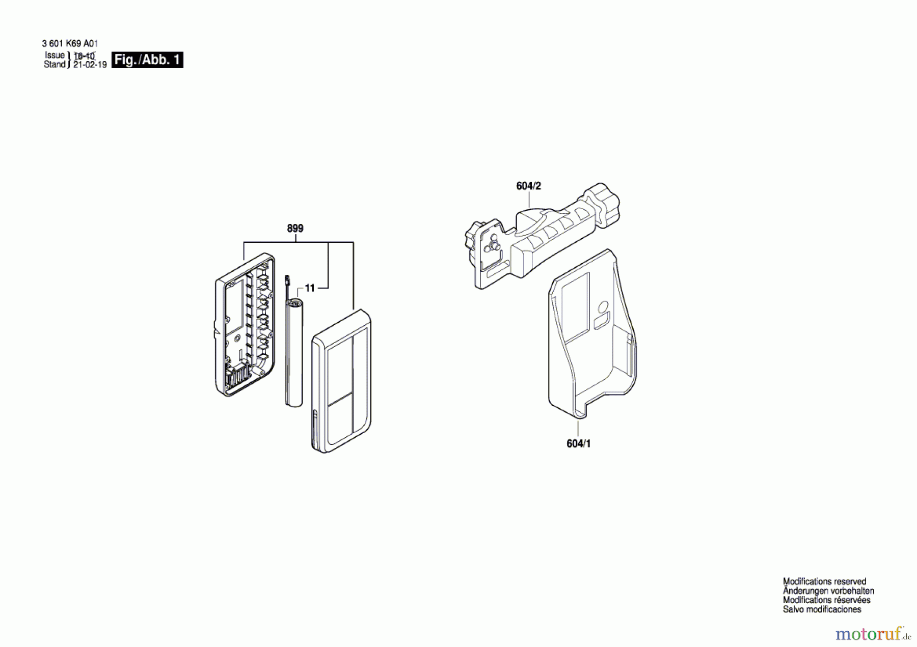 Bosch Werkzeug Laserempfänger LR50 Seite 1